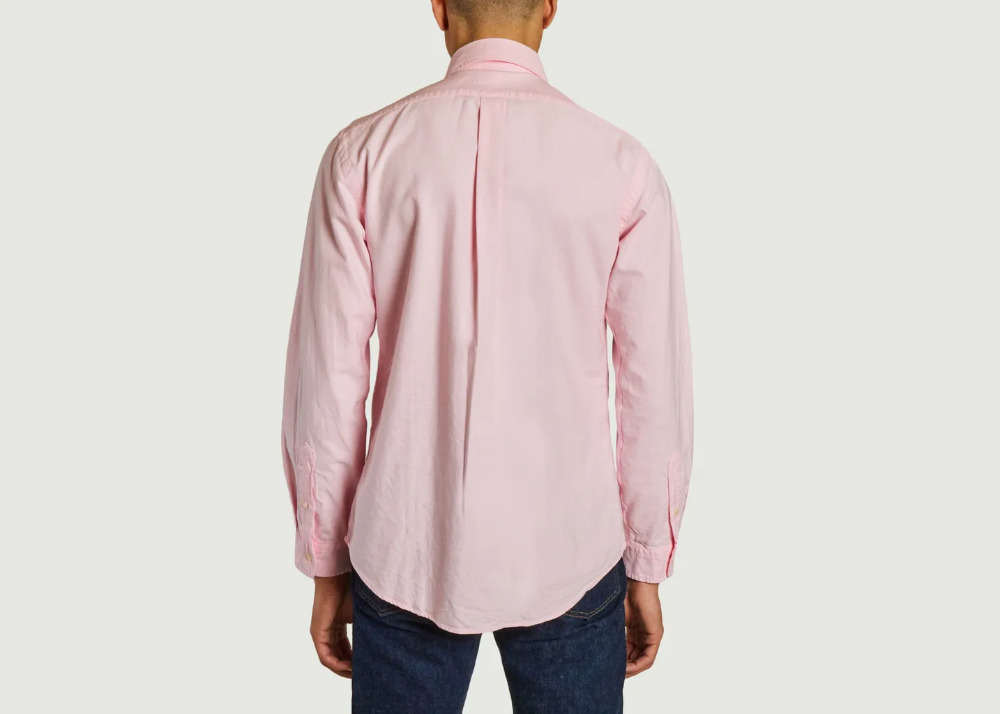 Chemise Oxford Cintrée Teinte En Pièce Polo Ralph Lauren