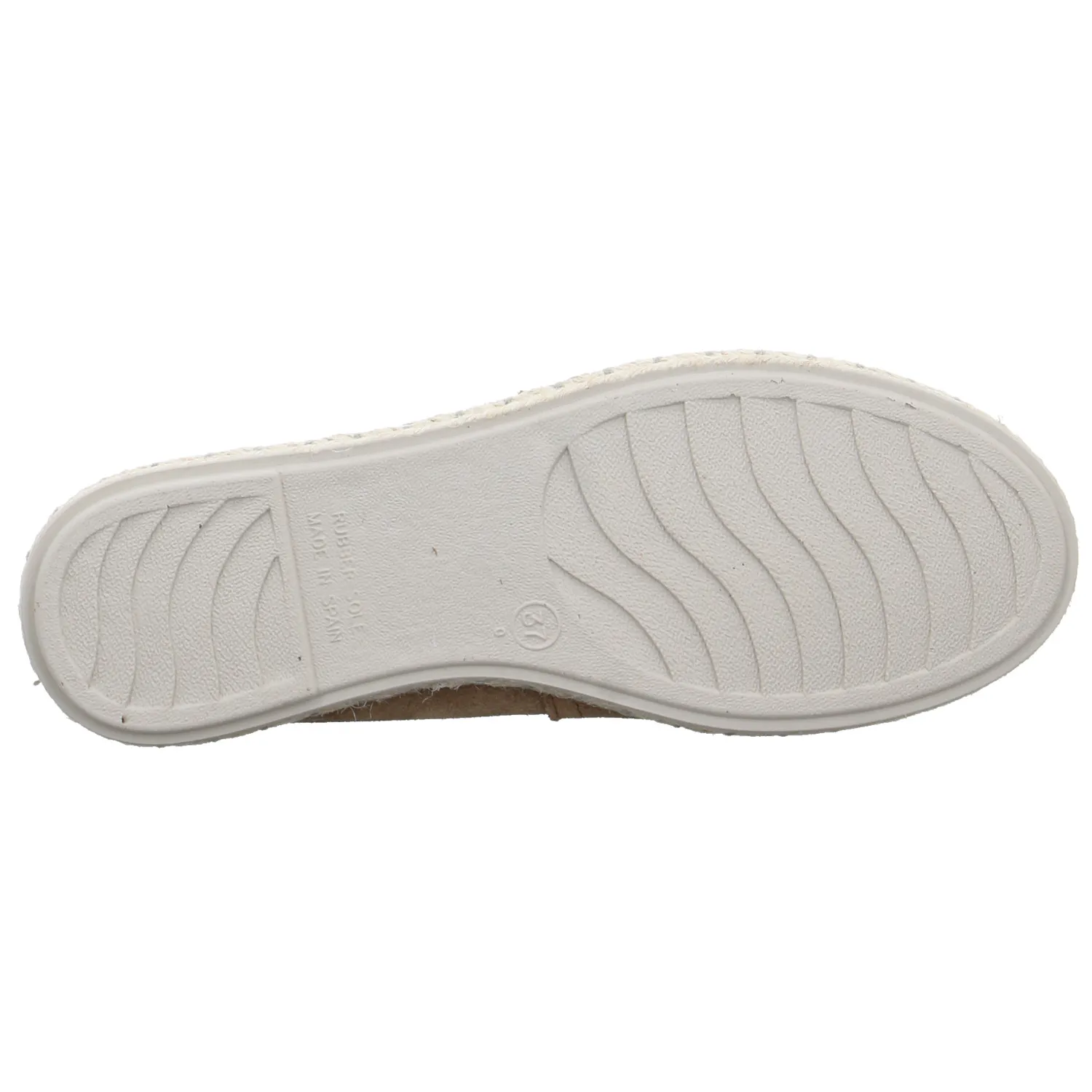 SCHUHENGEL Espadrille Braun Leder