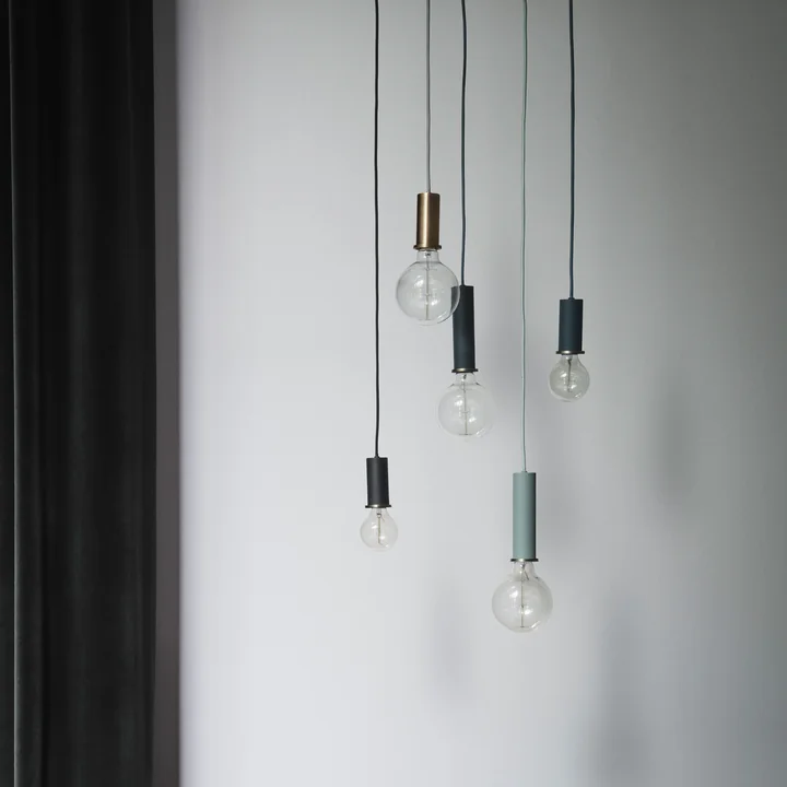 Ferm Living - Socket Pendelleuchte High, beige