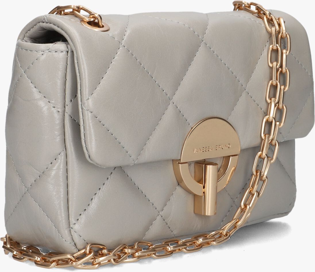 lichtgrijze vanessa bruno crossbodytassen moon moyen