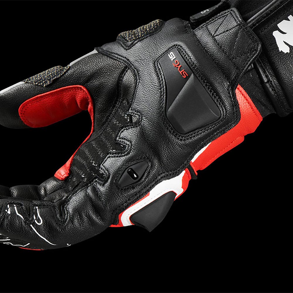 Furygan - Gants Styg15 Noir / Blanc / Rouge