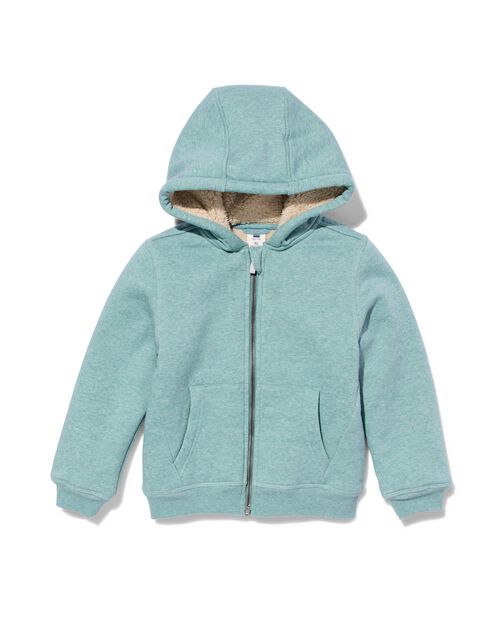 gilet à capuche vert