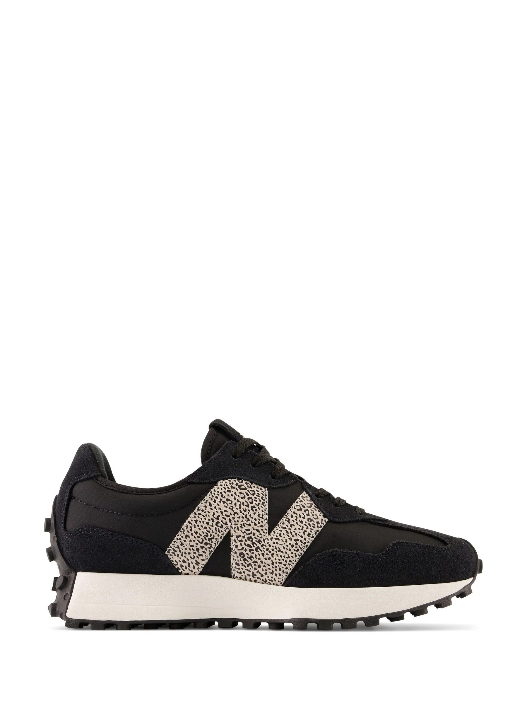 Zwart - New Balance 327 damessneakers