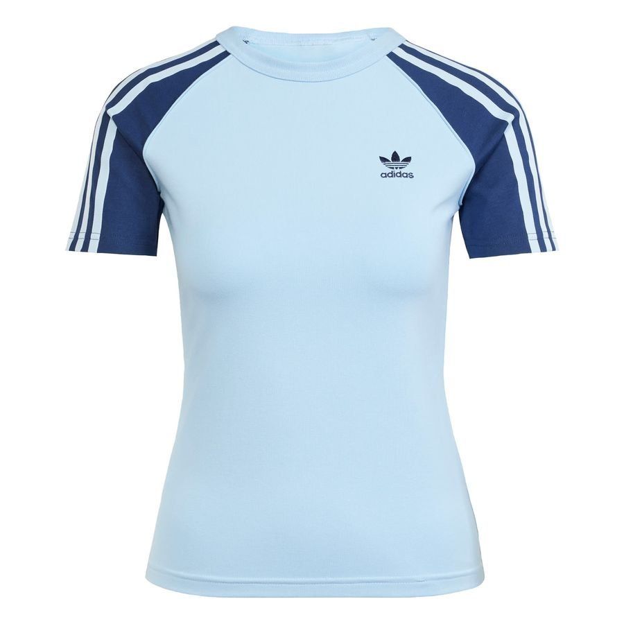 Adidas Original T-shirt slim manches raglan 3 bandes Adicolor