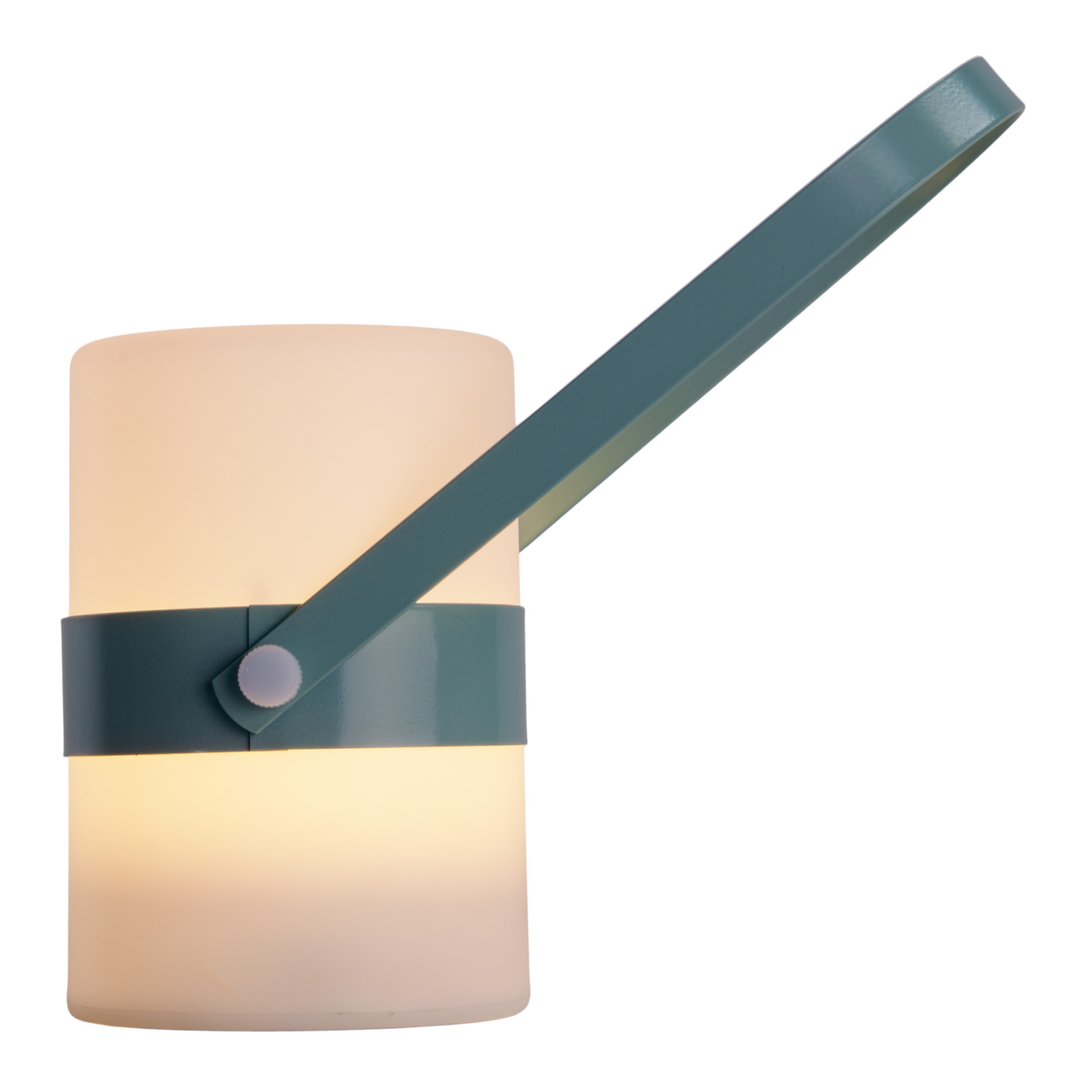 LED-Akku-Dekoleuchte NEO - weiß-mint - 28 cm