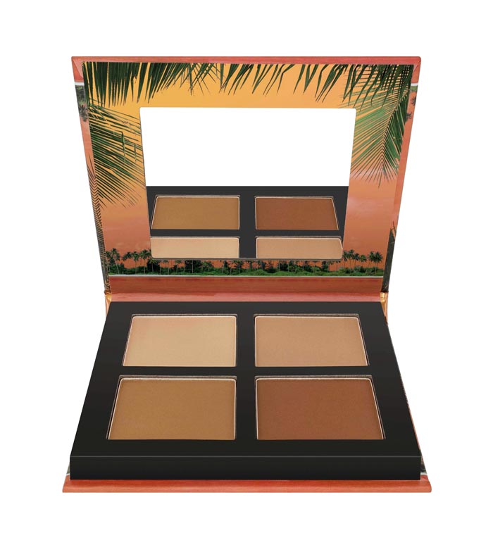 W7 - Paleta de rosto Honolulu Silhouette