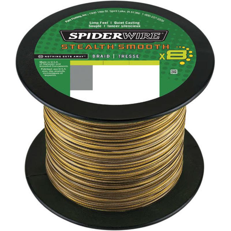 Tresse Spiderwire Stealth Smooth 8 Camo - 2000M