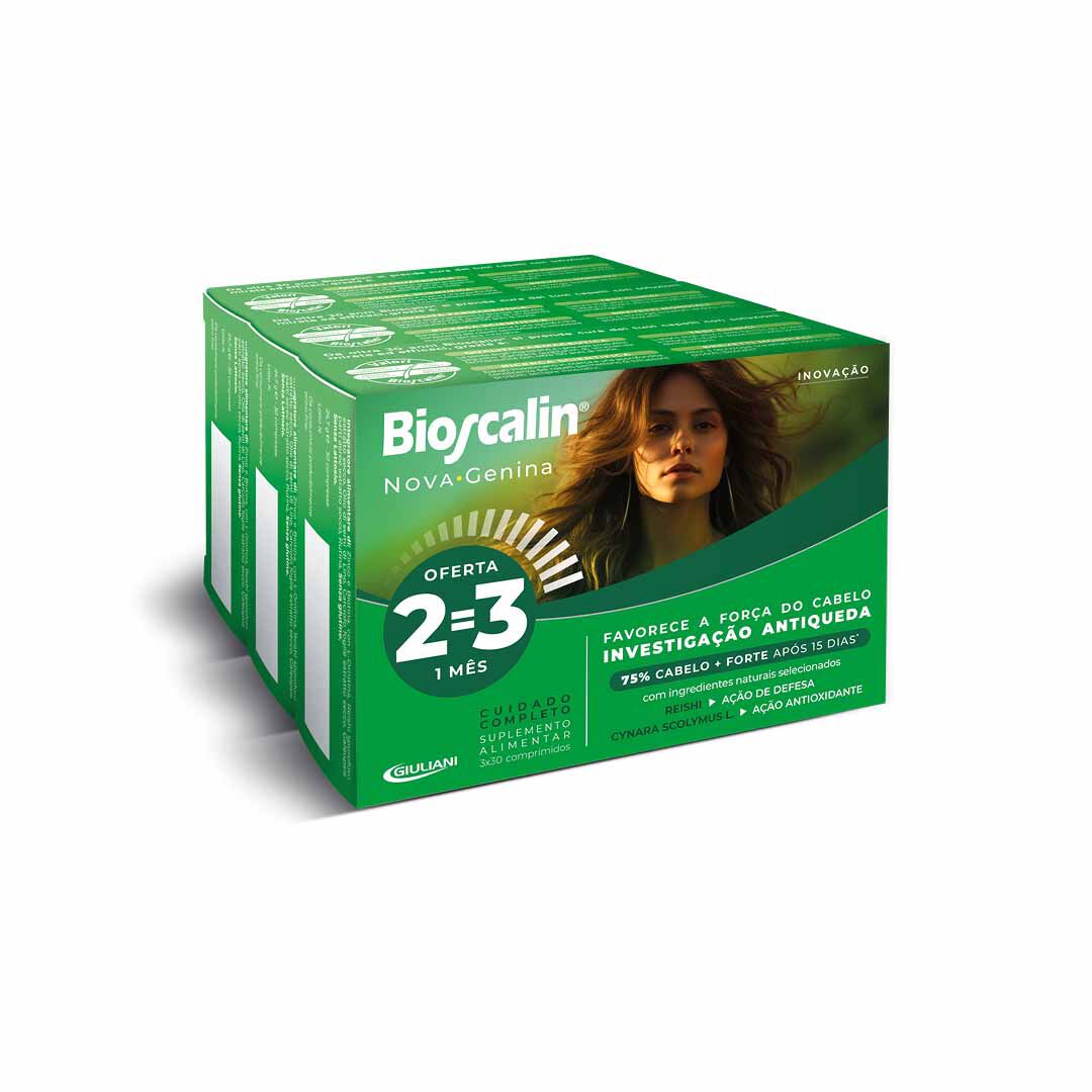 BIOSCALIN  Pack Comprimidos Antiqueda Nova Genina - 90un