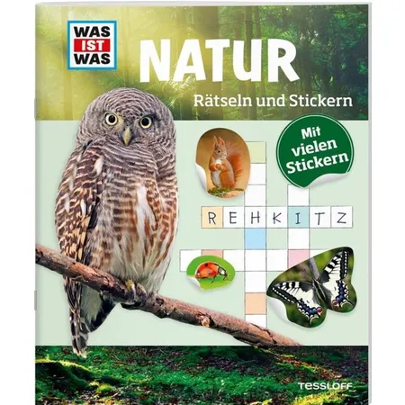 Tessloff WAS IST WAS Rätseln und Stickern. Natur