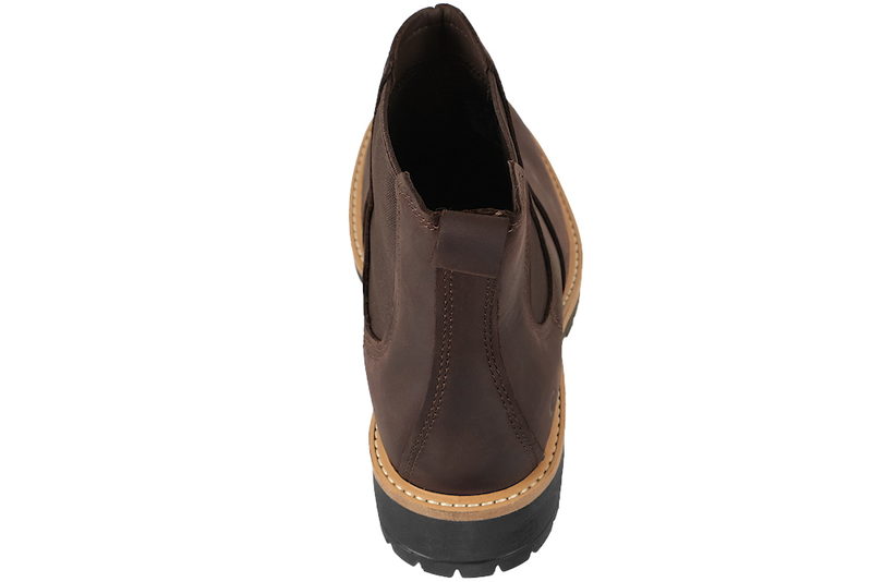 ECCO ELAINA ANKELSTØVLE I MØRKEBRUNT NUBUCK