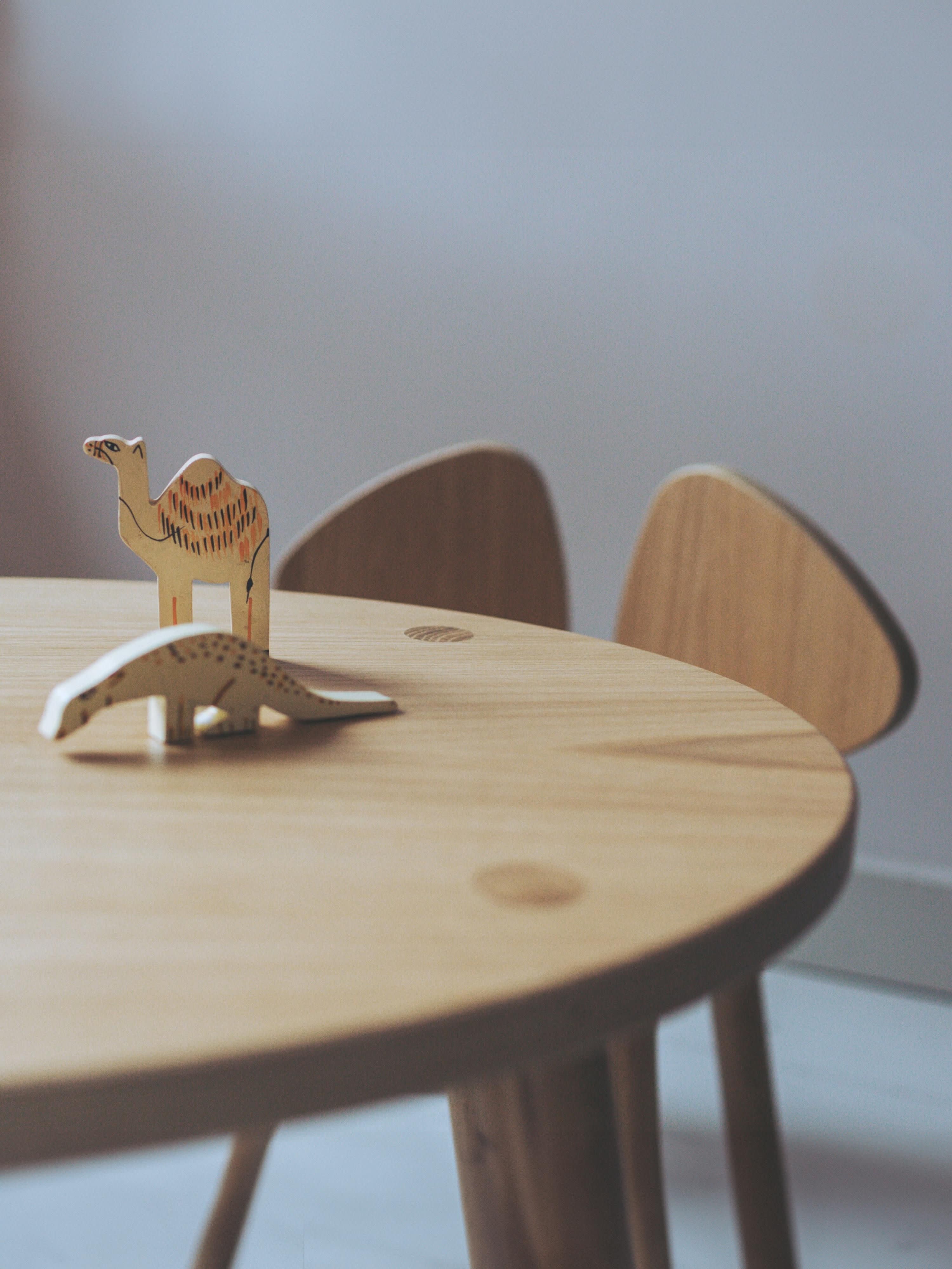 Kinder eettafel Mouse van hout