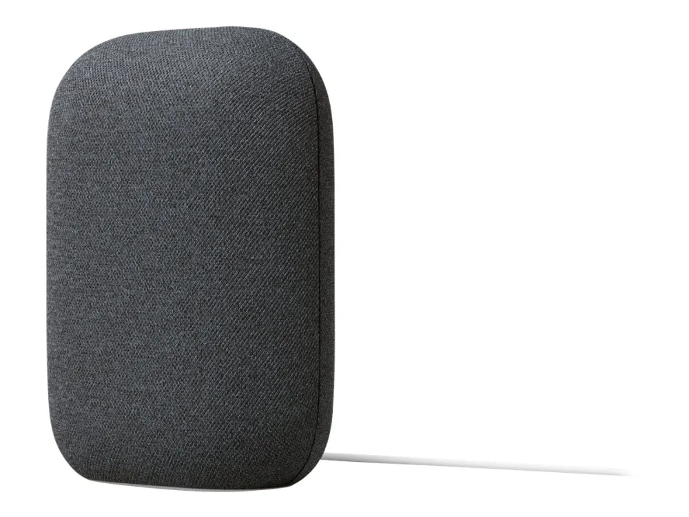 Google Nest Audio - Smart højttaler - IEEE 802.11b/g/n/ac, Bluetooth - App-kontrolleret - 2-vejs - brunsort