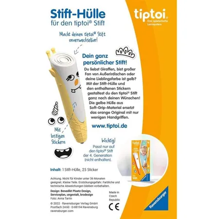 Ravensburger tiptoi Stift-Hülle gelb