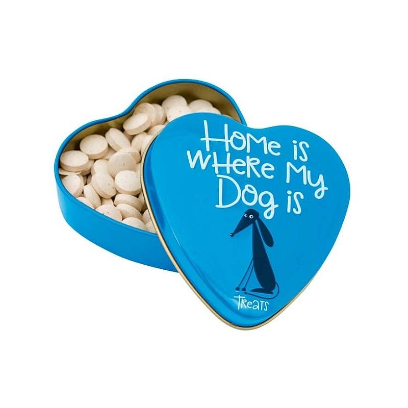 Sanal Hartenblik 'Home Is Where My Dog Is' Gistsnoepjes Hond 60 gram  | 20299