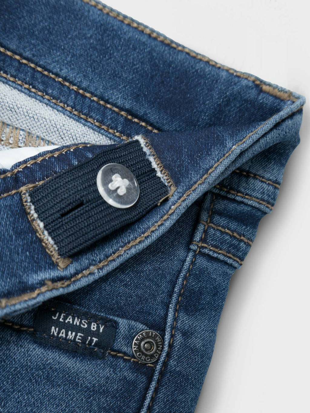NAME IT slim fit jeans NMMSILAS dark blue denim