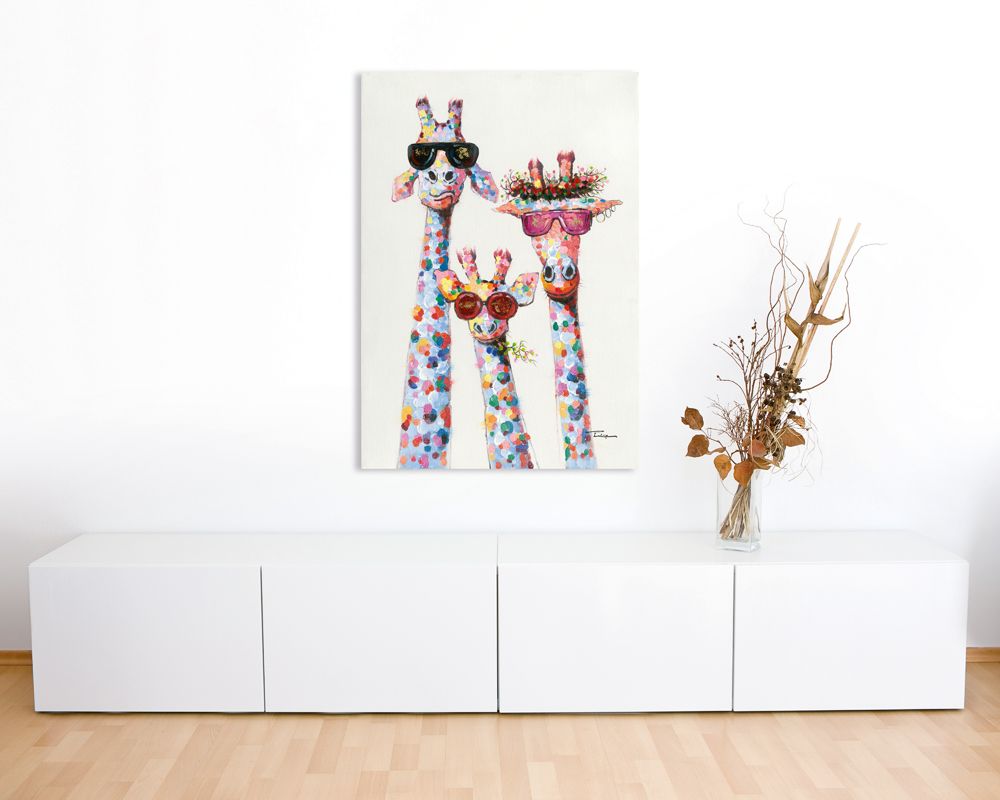 Keilrahmenbild GIRAFFEN