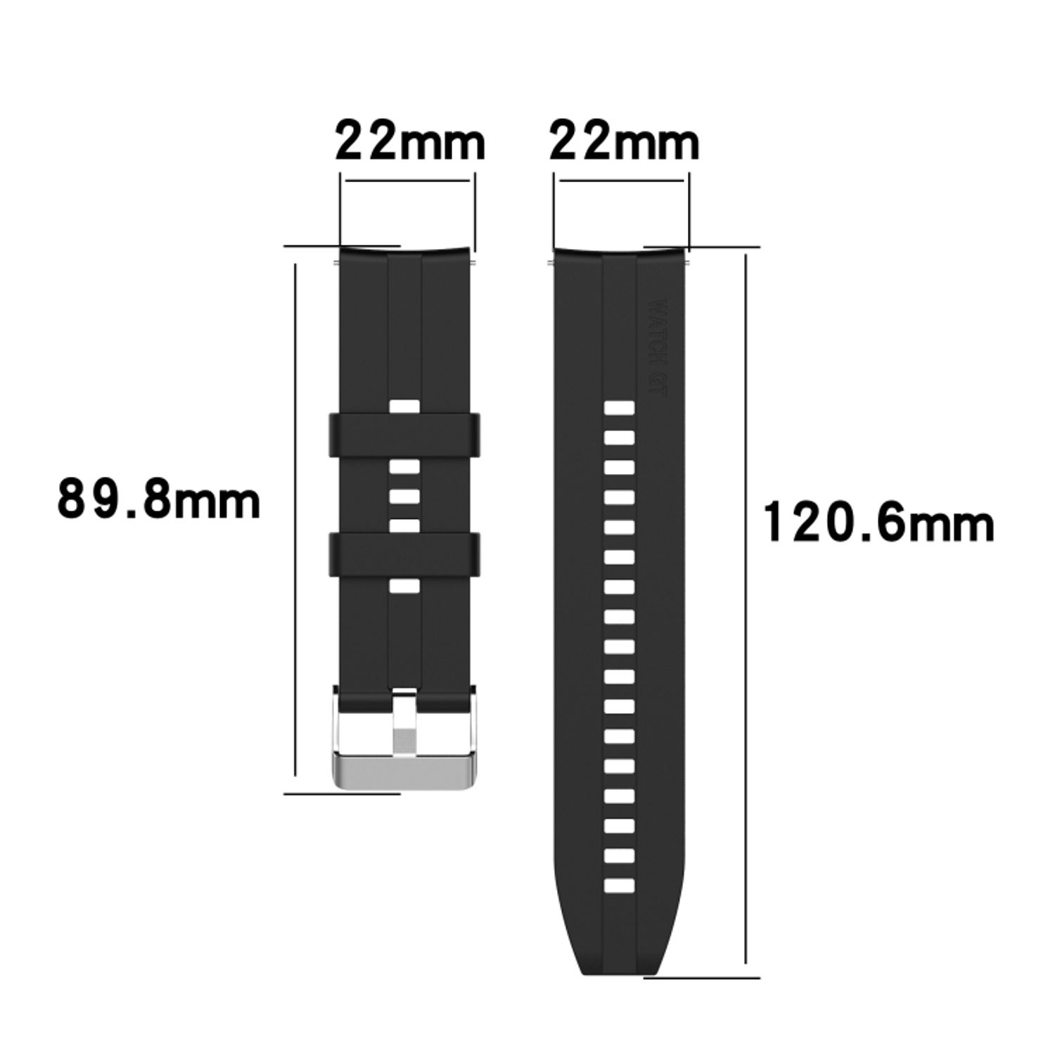 Sport Ersatz Armband für Huawei Watch GT 3 46 mm Silikon Band Loop Neu