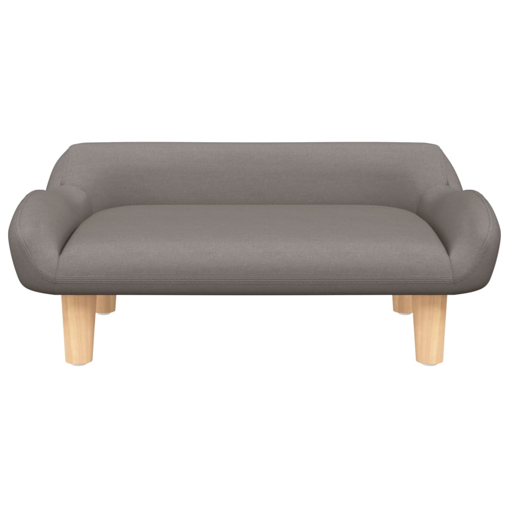 Cama para cães vidaXL em tecido cinza taupe, 70x40x24 cm