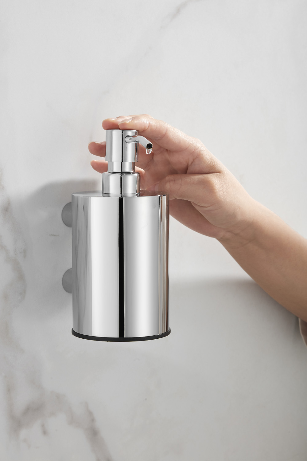 Saniclear Academy zeepdispenser chroom