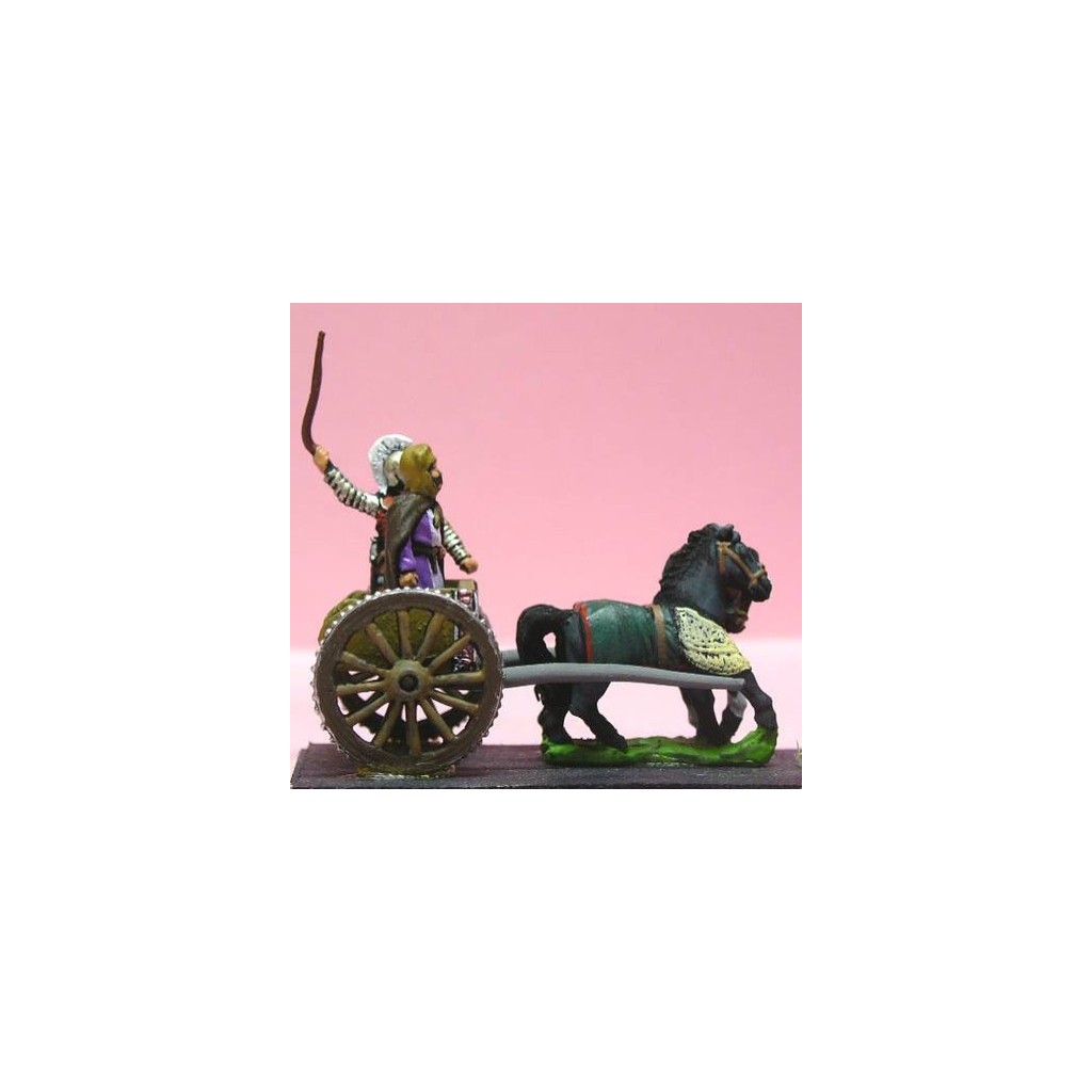 Achaemenid Persian: General & driver in two horse light chariot