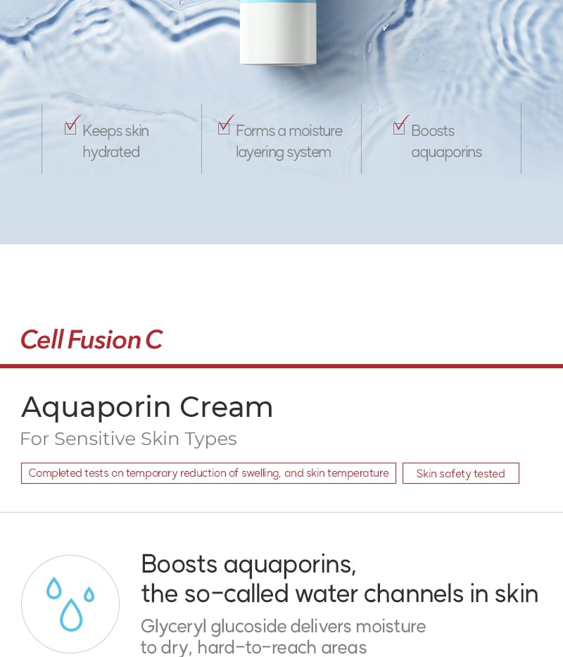 Cell Fusion C - Aquaporin Crème