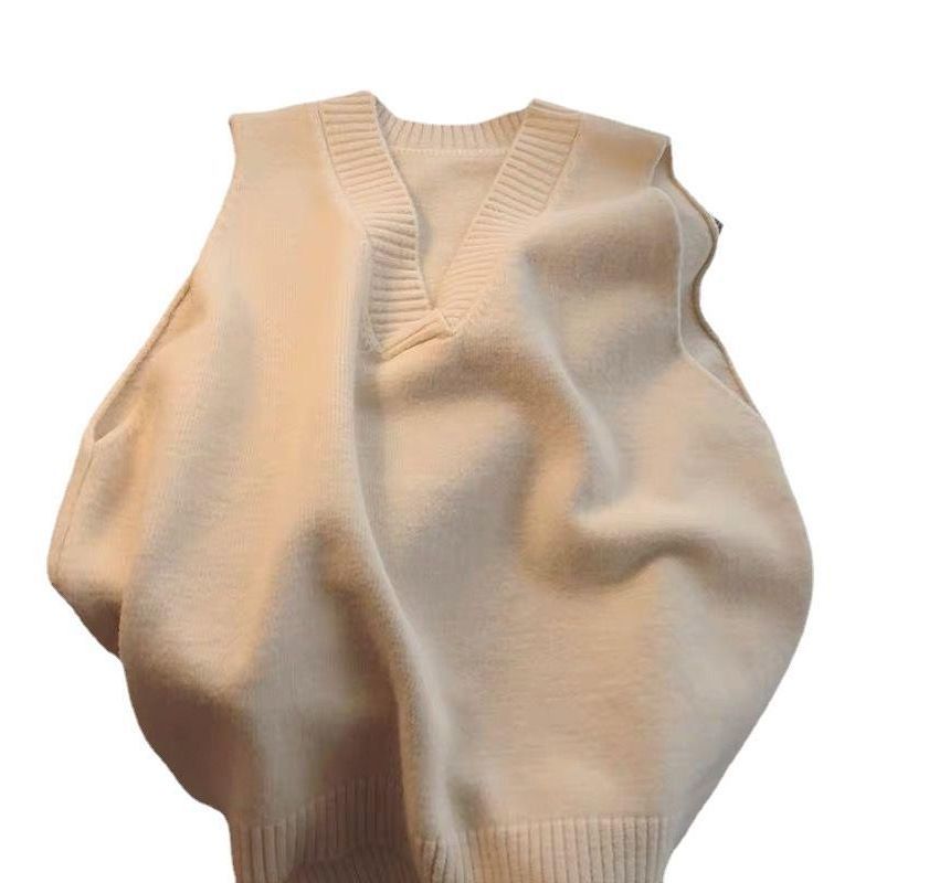 Frigga - V-hals effen vest