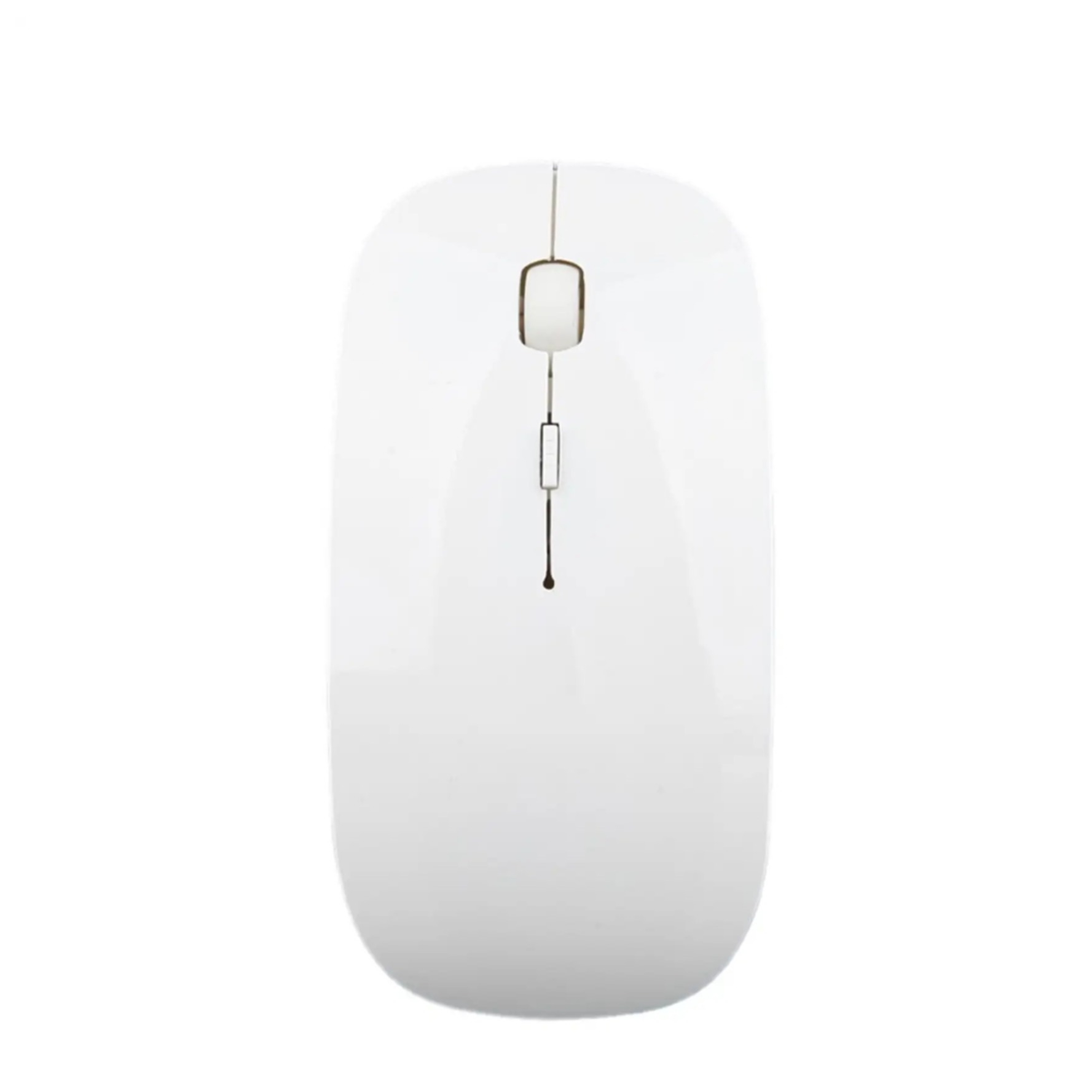 Optische Wireless Bluetooth 5.0 Maus mit 1600 DPI Schnurlos   Bluetooth USB Dongle (Batteriebetrieben) - Weiss