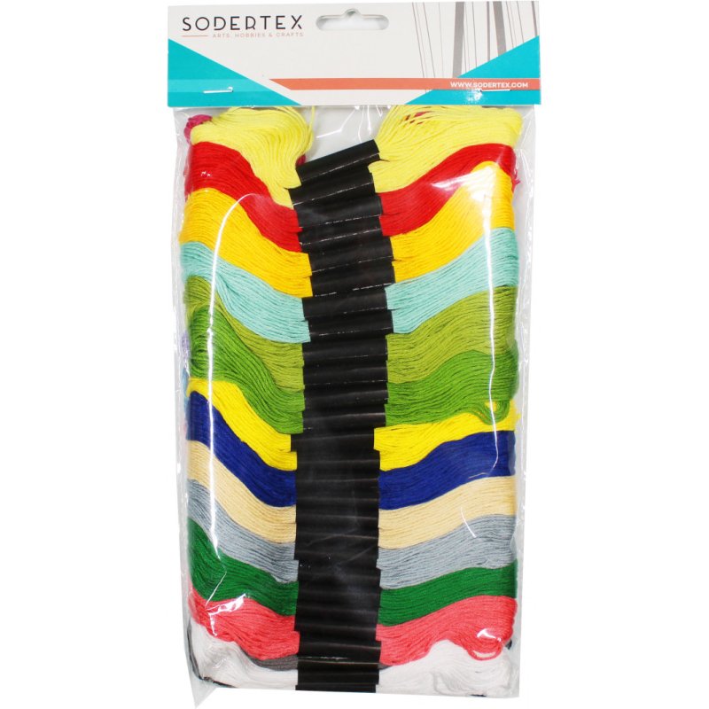 Fils a broder sodertex 8 ml 52 pcs 26 coloris assortis