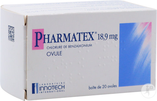Innotech International Pharmatex Chlorure De Benzalkonium 20 Ovules 18,9mg