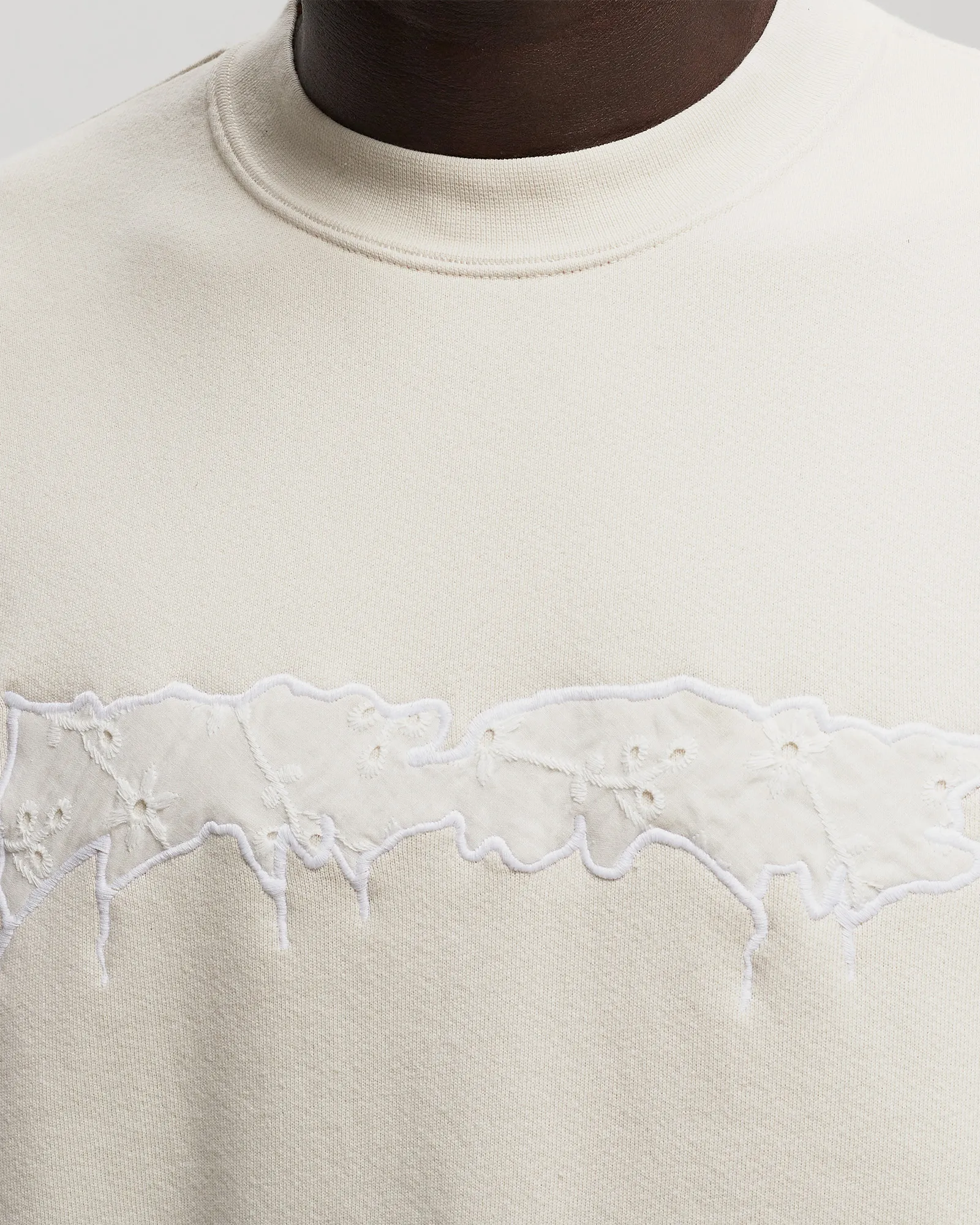 Fucking Awesome Doily Stamp Crewneck