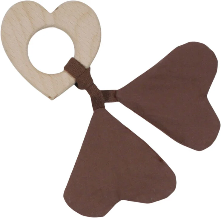 Müsli by Green Cotton Figure teether Brown sugar