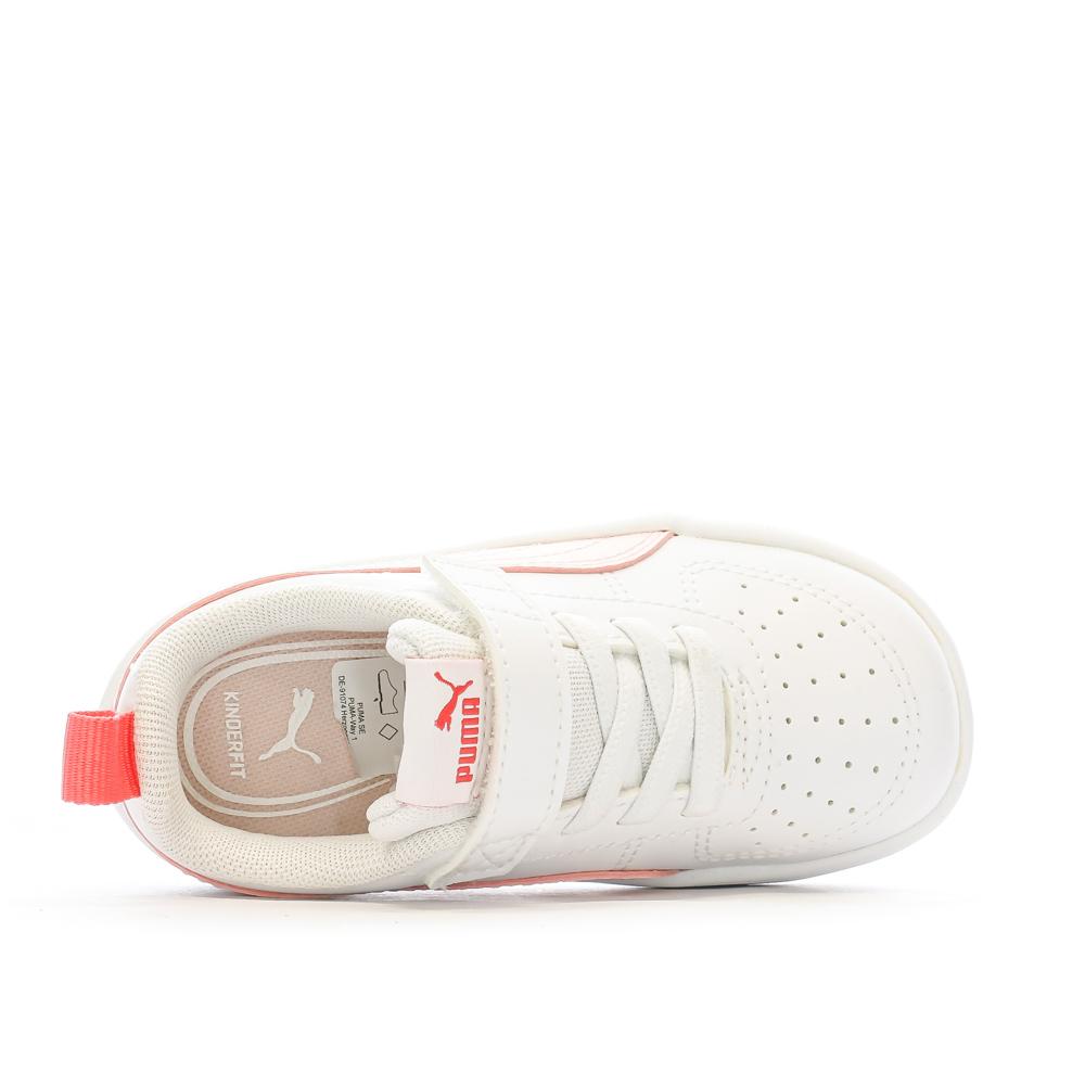 Puma Baskets Blanche/Rose Fille Puma Rickie