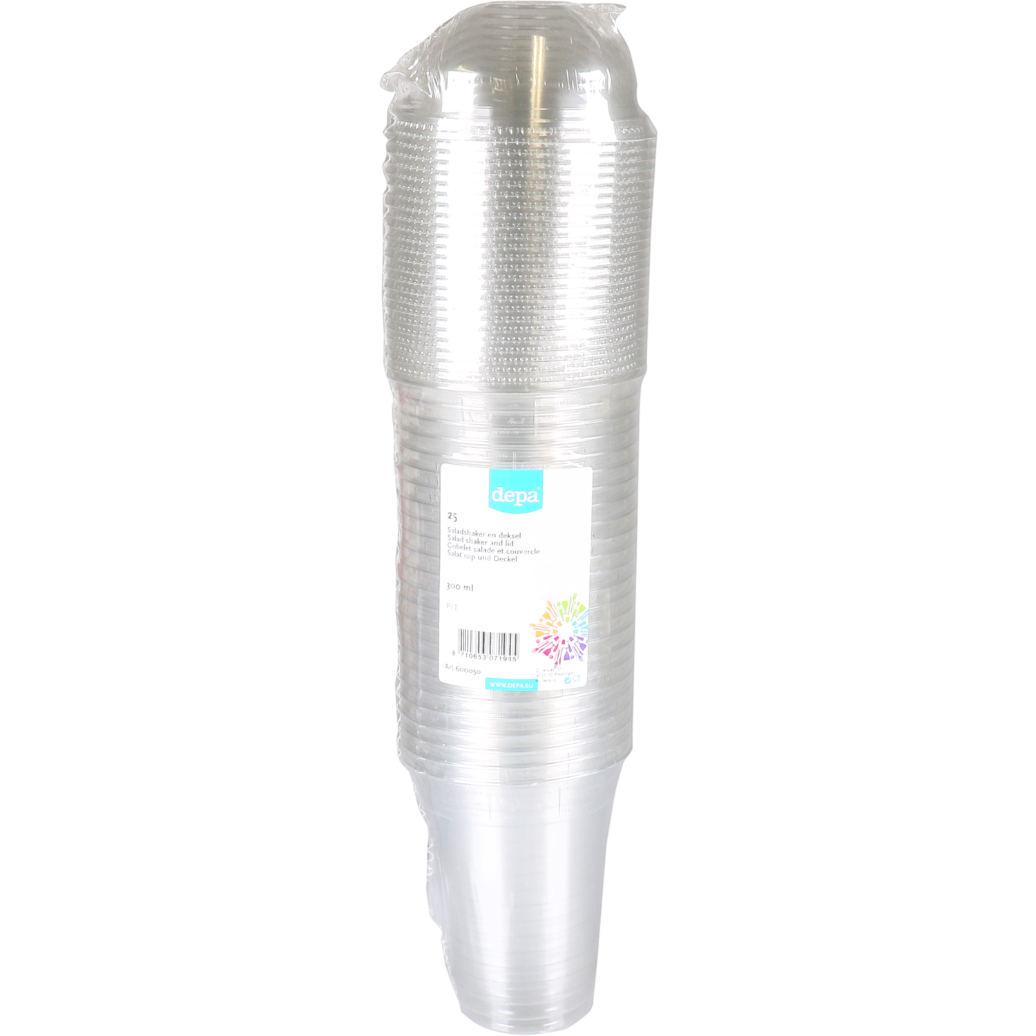 Shakerset Depa, Gerecycled PET, transparant