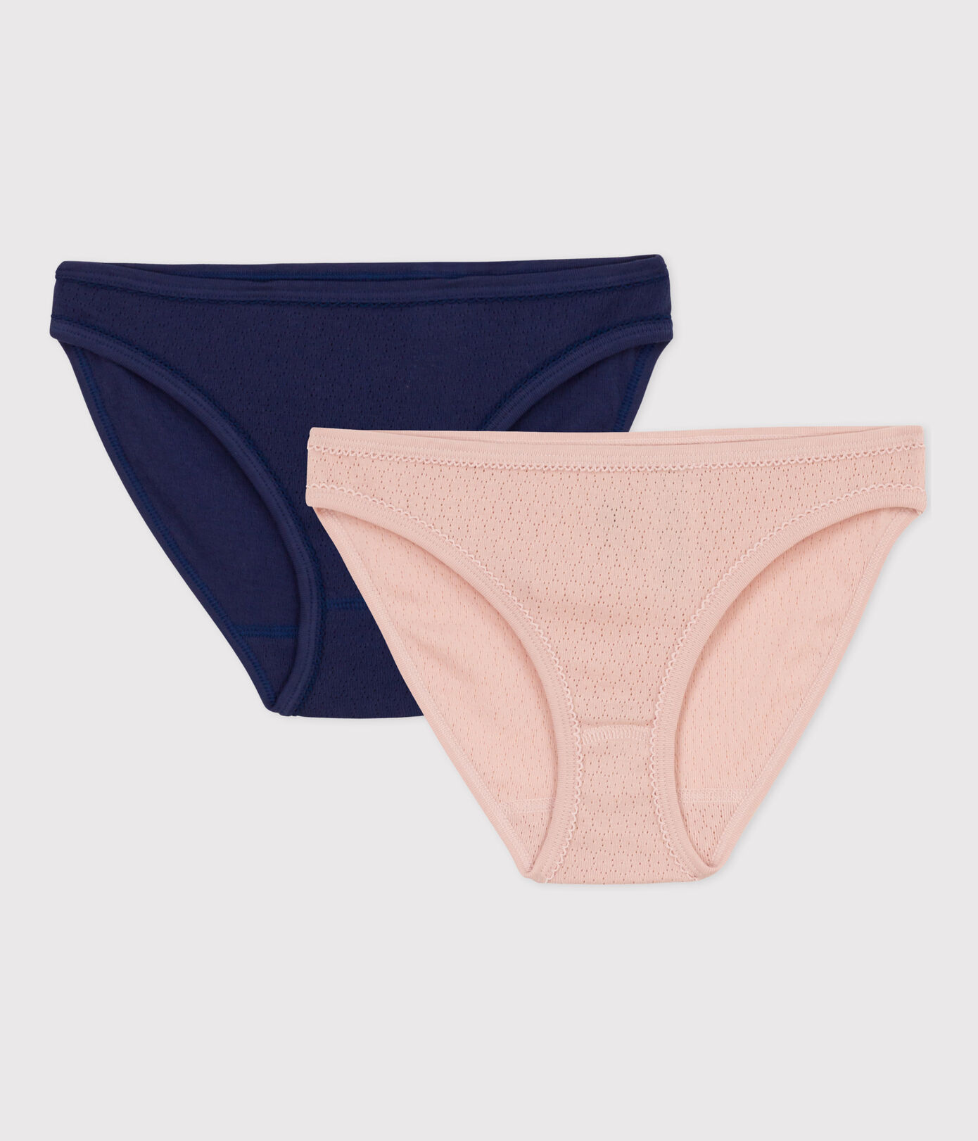 Lot 2 culottes coton en ajouré Femme