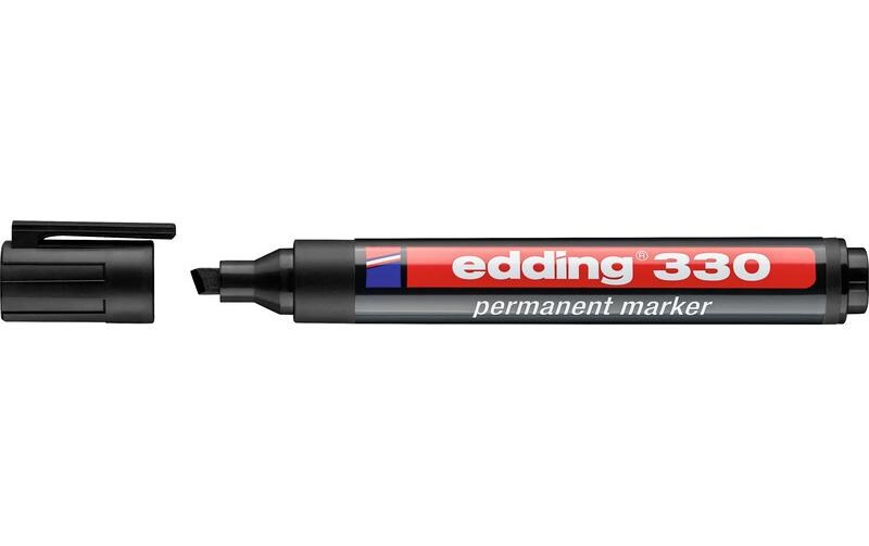 Permanent-Marker 330 SchwarzPermanentmarker mit variabler Spitze
