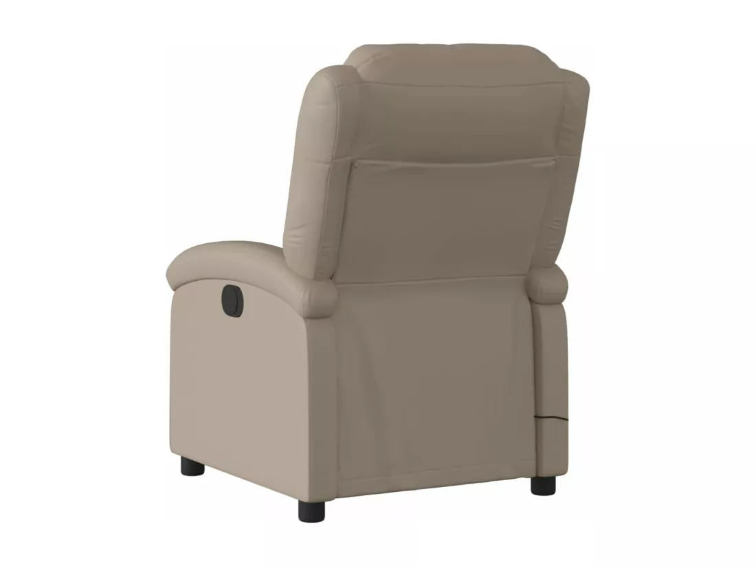 Fauteuil massant inclinable Cappuccino Similicuir
