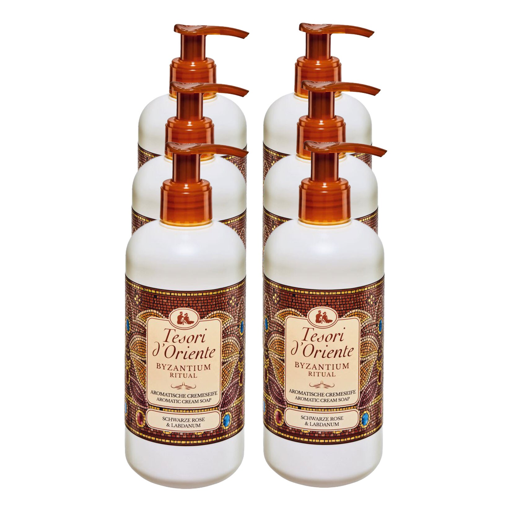 Tesori d´Oriente Flüssigseife Byzantium 300 ml, 6er Pack