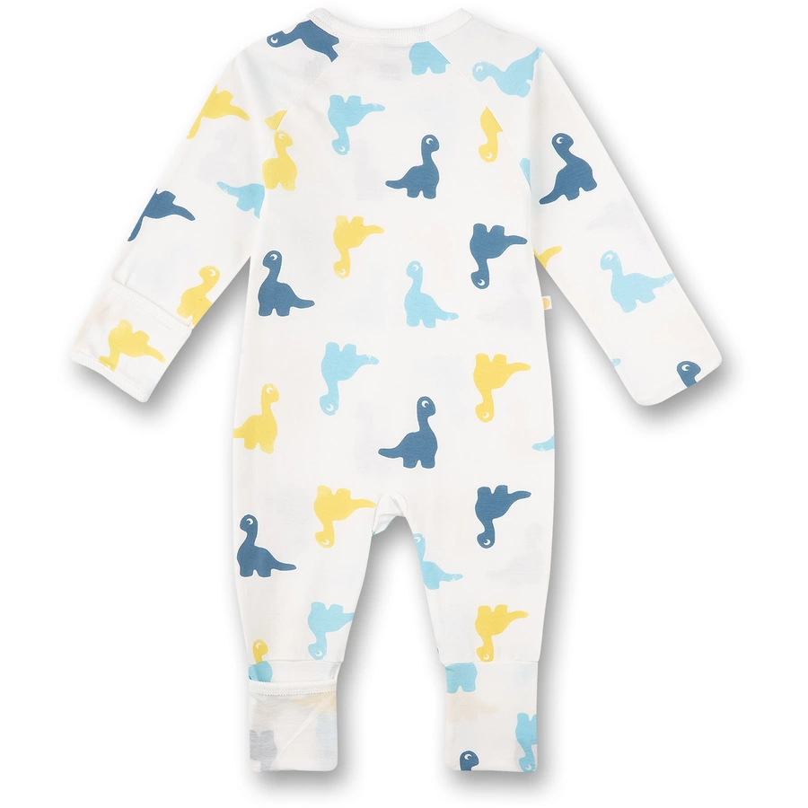 Sanetta Overall white pebble mit Dinos