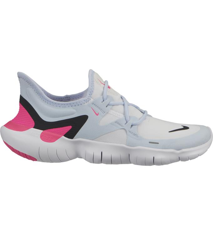 Nike WMNS NIKE FREE RN 5.0 Hardloopschoenen WHITE-BLACK-HALF-BLUE-HYPER-PI