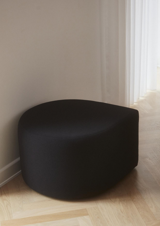 AYTM Stilla poef boucle anthracite