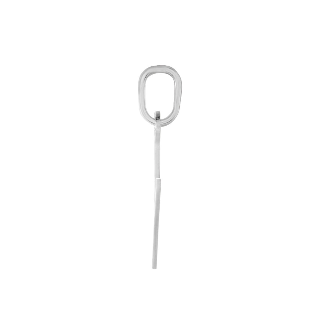 Pendentif Ionia Lettre Or Blanc