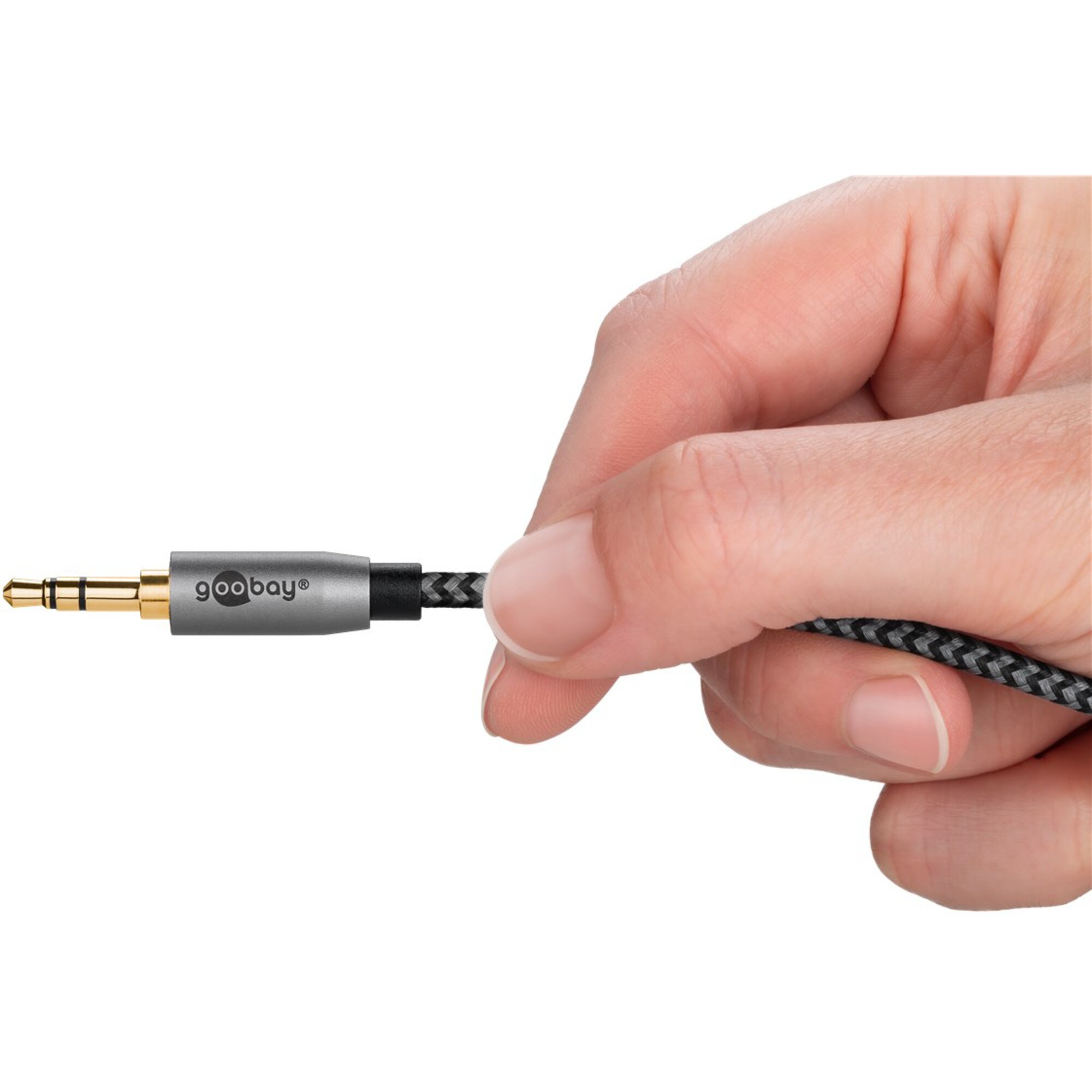 goobay Kabel Plus Audio Verbindungskabel AUX 3,5mm stereo
