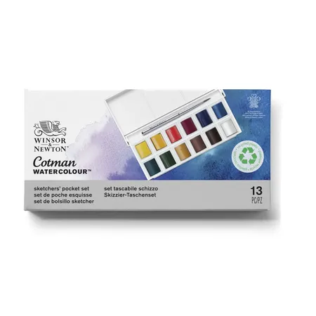 Winsor & Newton Cotman AquarellSketchers 12er Taschenbox