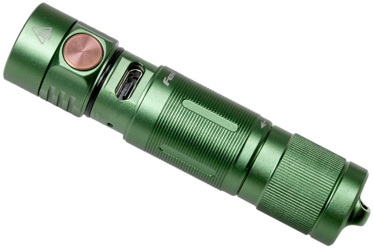 Fenix E05R oplaadbare sleutelhangerzaklamp, groen