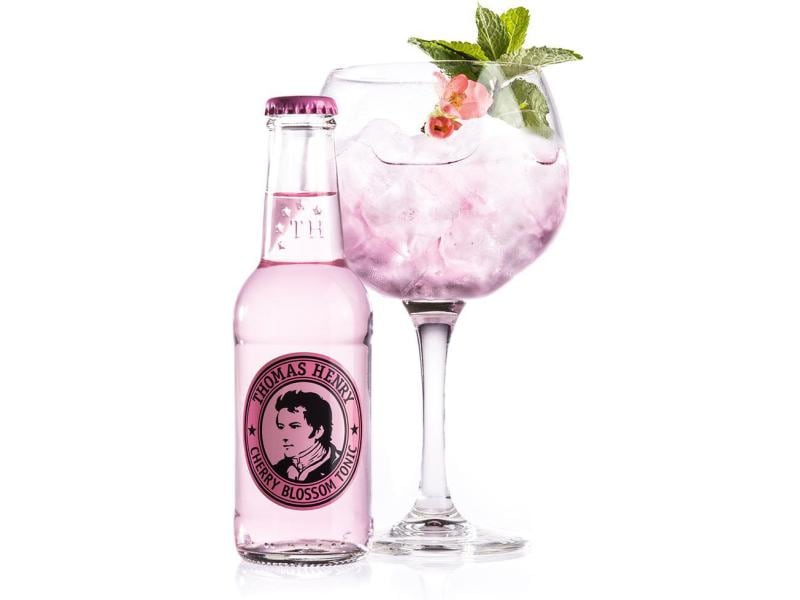 Thomas Henry Soft-Drinks Cherry Blossom Tonic 4 x 200 ml Blumig-fruchtiges Kirschblüten-Tonic