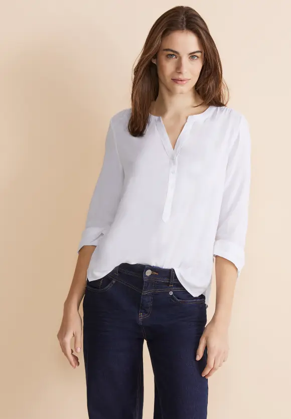 Bluse im Tunikastyle - White