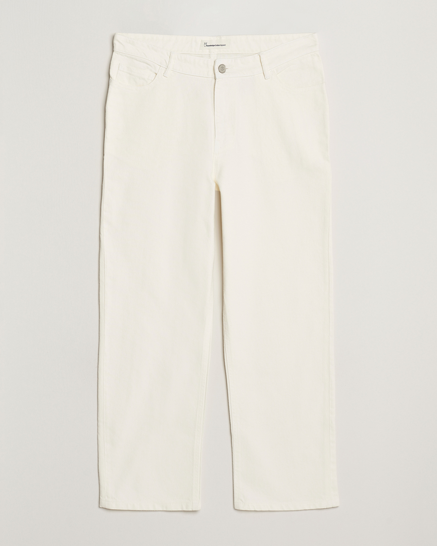 KnowledgeCotton Apparel Flint Five Pocket Twill Pants Eggret