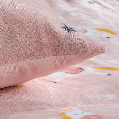 Dekbedovertrek Fleece - Unicorn