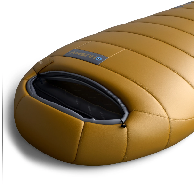 Husky Long Mustard mummyslaapzak - Yellow