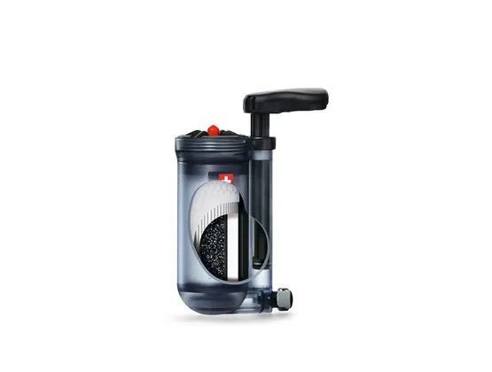 Katadyn Hiker Pro, Transparent, Sort, Silikone, Plast